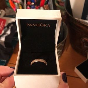 Pandora Elegant Pave Band Ring